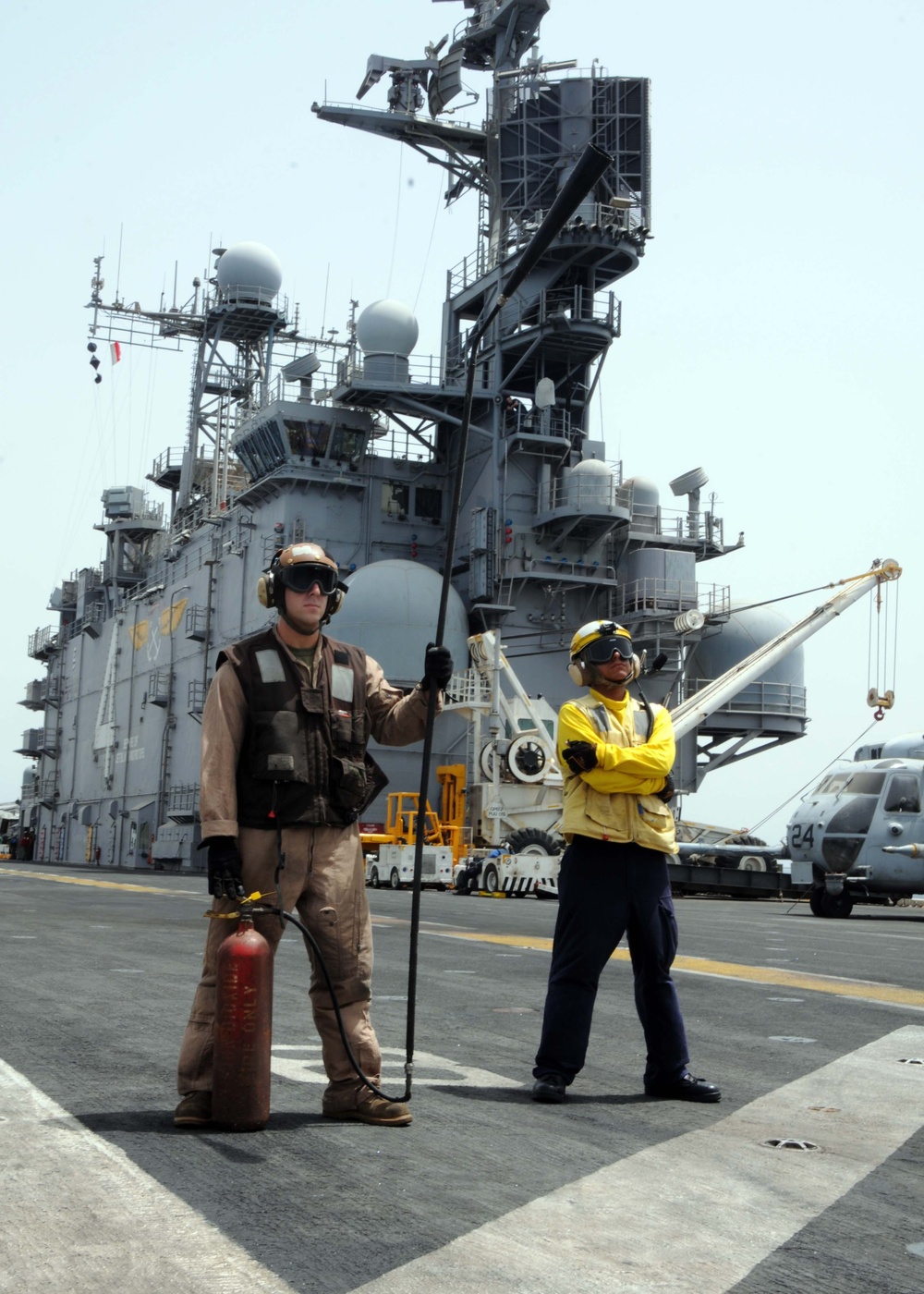 USS Nassau action