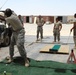 Soldiers play golf at Contingency Operating Station Hammer
