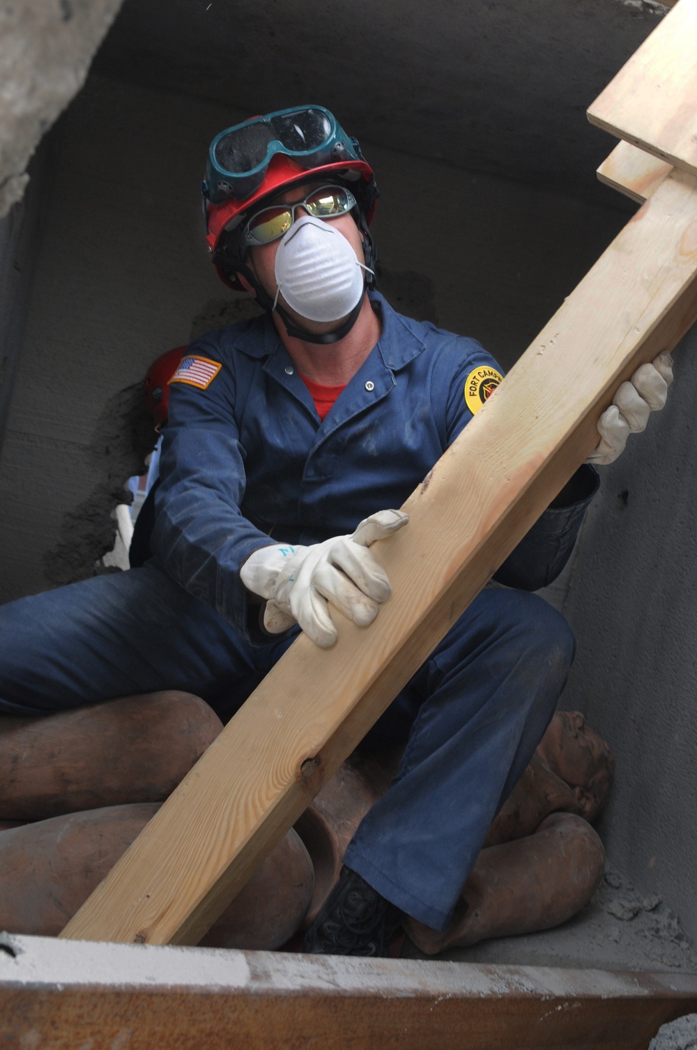 NAS Sigonella Firefighter training