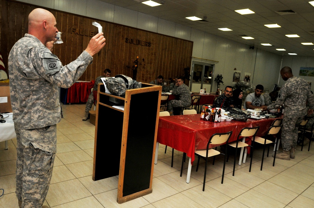 72nd IBCT and Iraq's Federal Police Team Up for Tactical Field Care Training in Baghdad