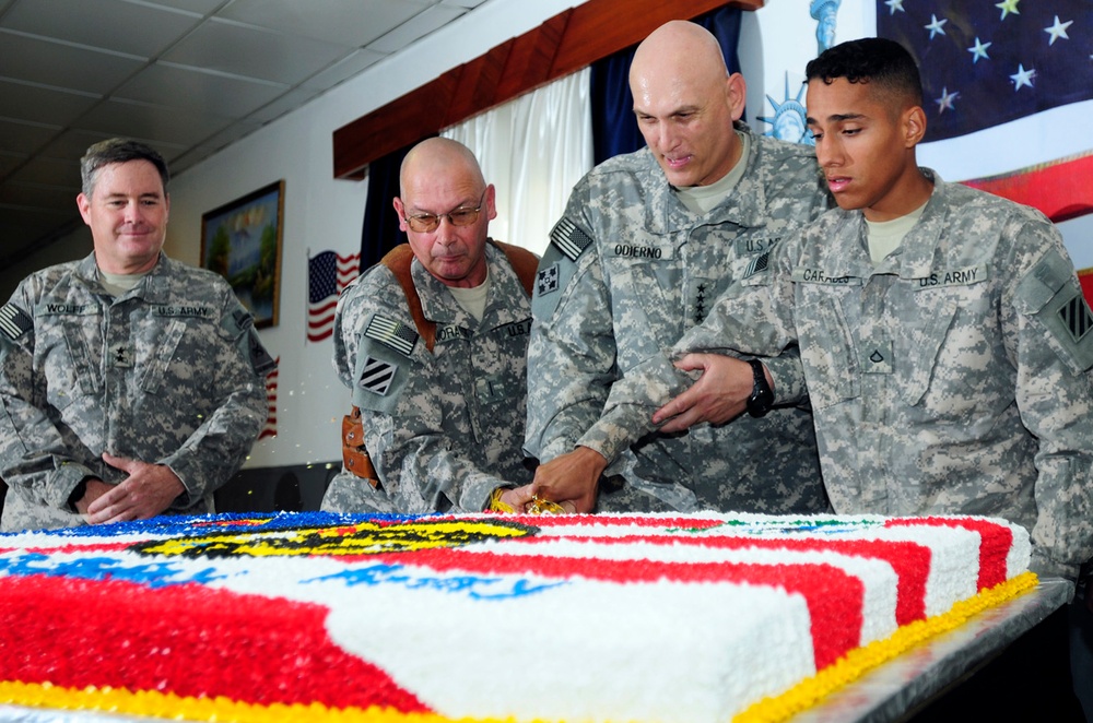 1/3 Soldiers celebrate Army Birthday with USF-I commanding general