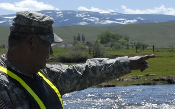Guardsmen Use Civilian Skills to Spot Flood Safety Risks