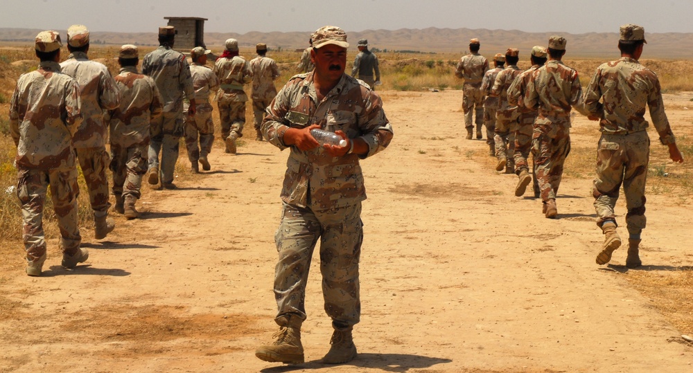 Peshmerga forces begin basic infantry training