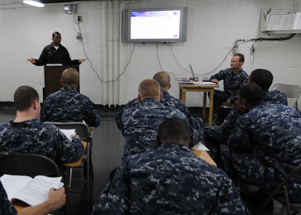 Ready, Set, INDOC! Wasp Sailors Prepare For Their Chevrons