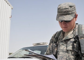 Carbondale native, deployed from Seymour-Johnson AFB, manages security forces support for deployed wing