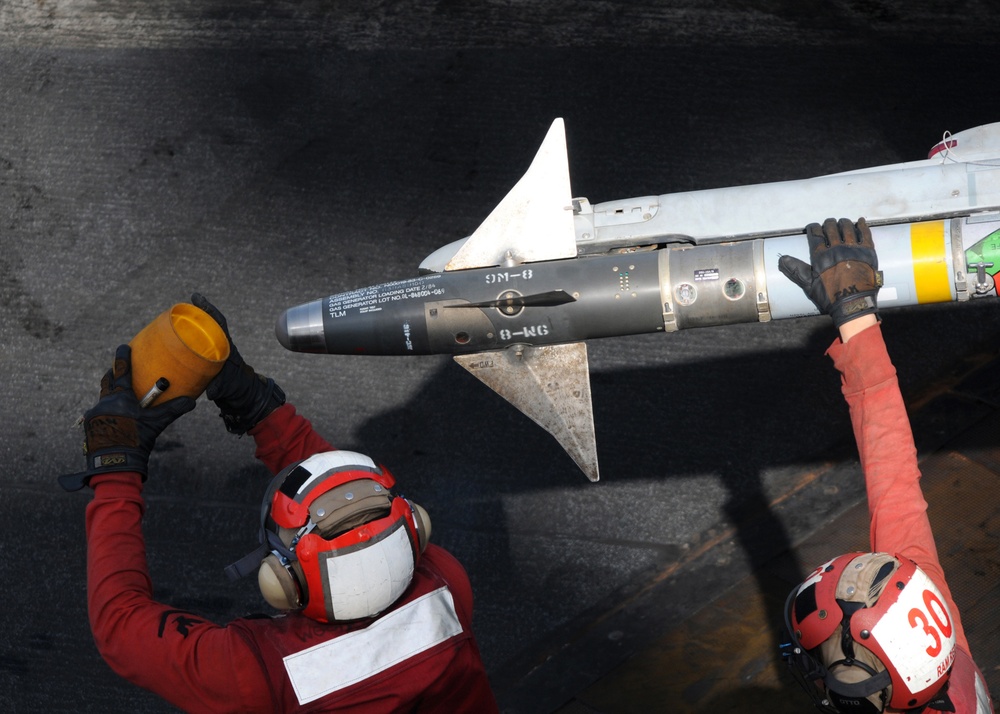 USS Dwight D. Eisenhower On Deployment