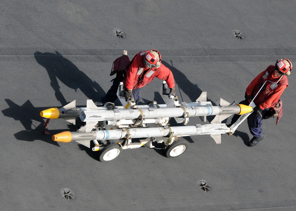 USS Dwight D. Eisenhower On Deployment