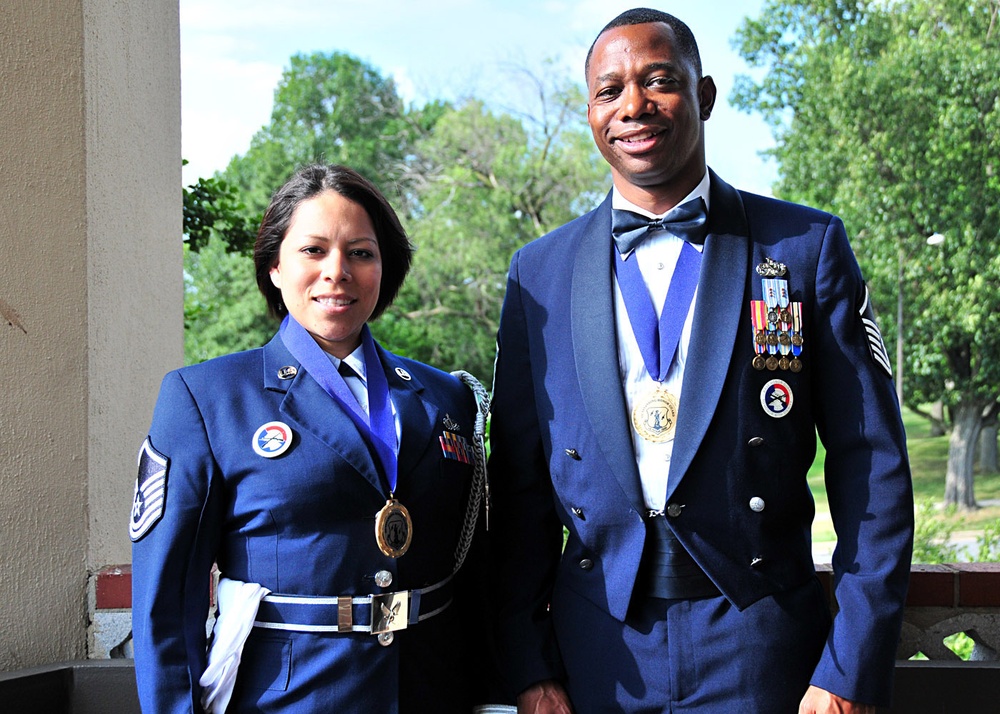 Air Guard recognizes outstanding honor guards