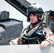 Gen. McChrystal Prepares to Take Off From a F/A-18 Hornet