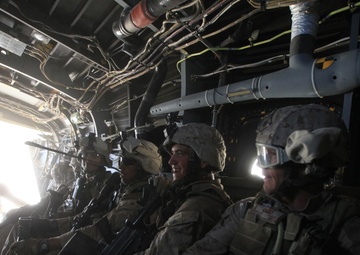 Marines establish new contacts in unchartered territory west of Helmand River