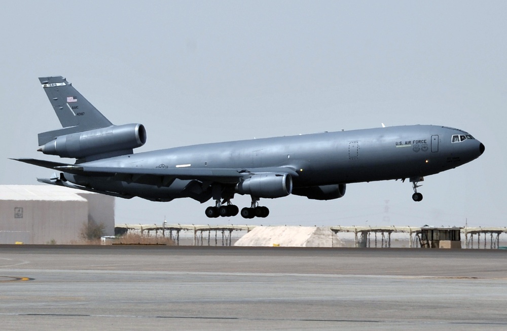 Air Force's Largest Tanker Keeps Up Global Air Refueling Effort in Southwest Asia