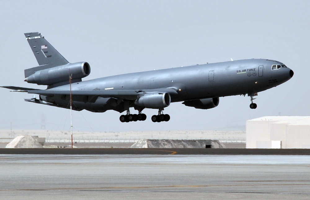 Air Force's Largest Tanker Keeps Up Global Air Refueling Effort in Southwest Asia