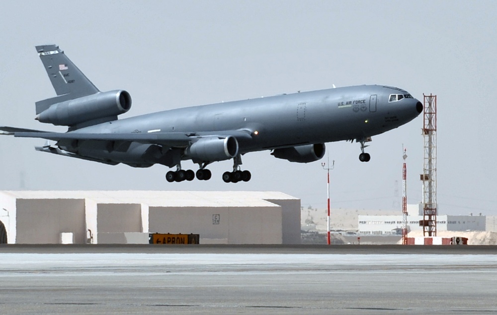 Air Force's Largest Tanker Keeps Up Global Air Refueling Effort in Southwest Asia