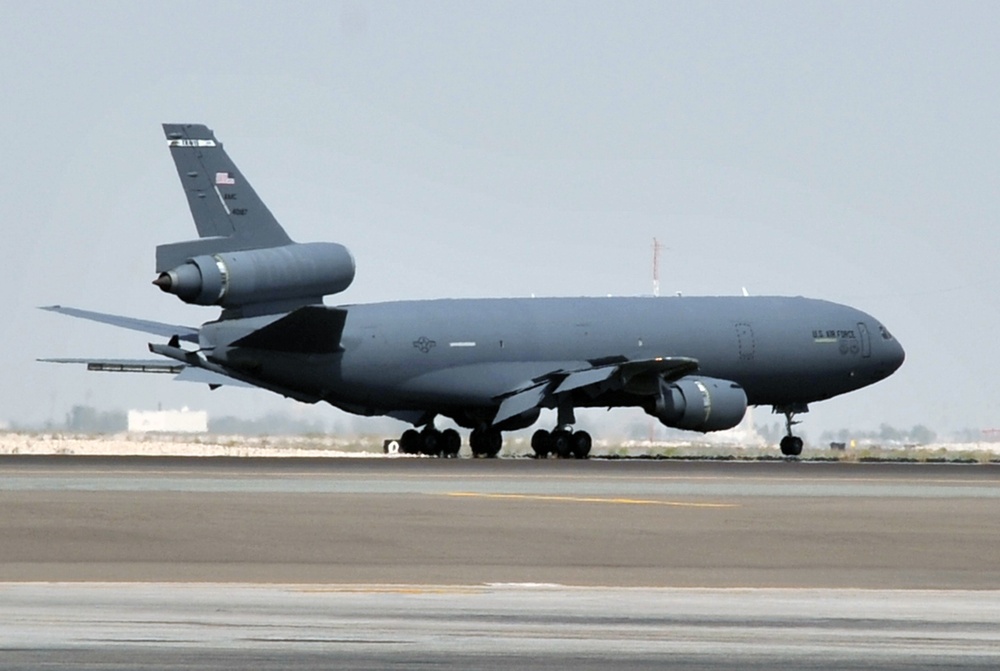 Air Force's Largest Tanker Keeps Up Global Air Refueling Effort in Southwest Asia