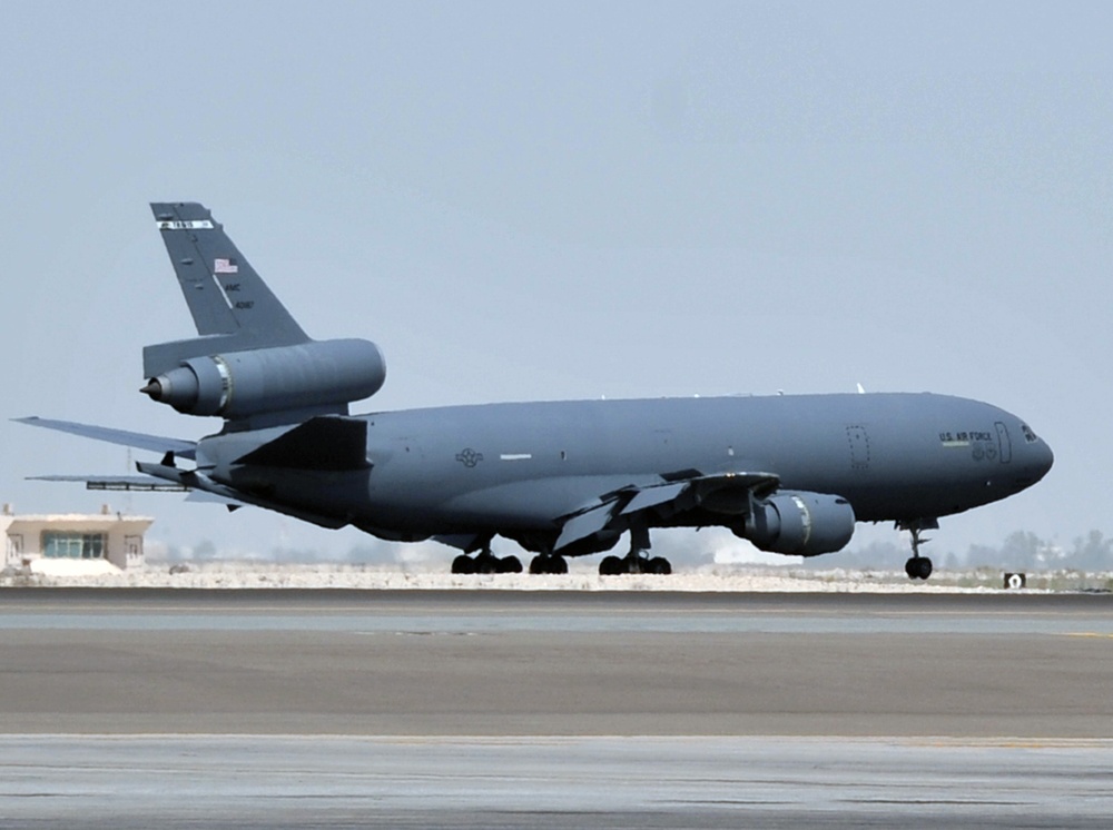 Air Force's Largest Tanker Keeps Up Global Air Refueling Effort in Southwest Asia