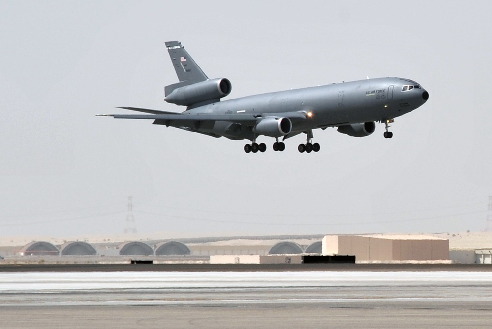 Air Force's Largest Tanker Keeps Up Global Air Refueling Effort in Southwest Asia