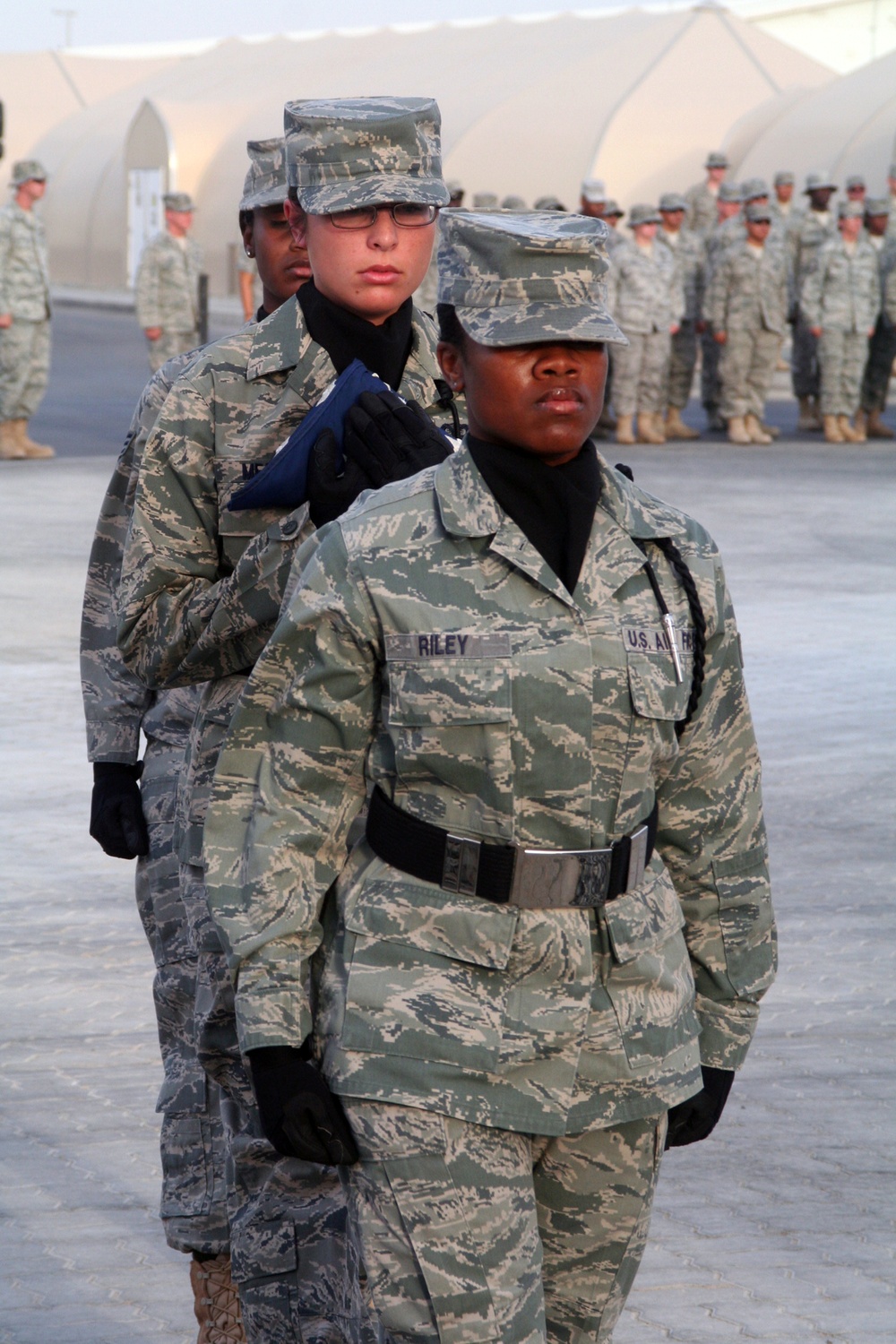 Operations Airmen Lead Deployed Retreat Ceremony in Southwest Asia