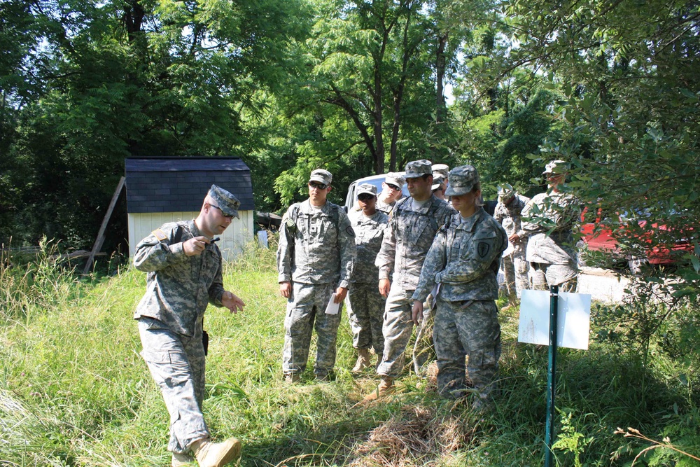 738th ASMC conducts land navigation training