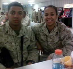 'Myles' from home: Twin brother, sister reunite in Afghanistan