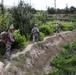 Soldiers patrol the Charkh Valley