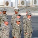 Deployed AWACS Airmen Lead Deployed Retreat Ceremony for 380th AEW