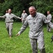 Command Sergeant Major Leads the Way During Gas Chamber Exercise