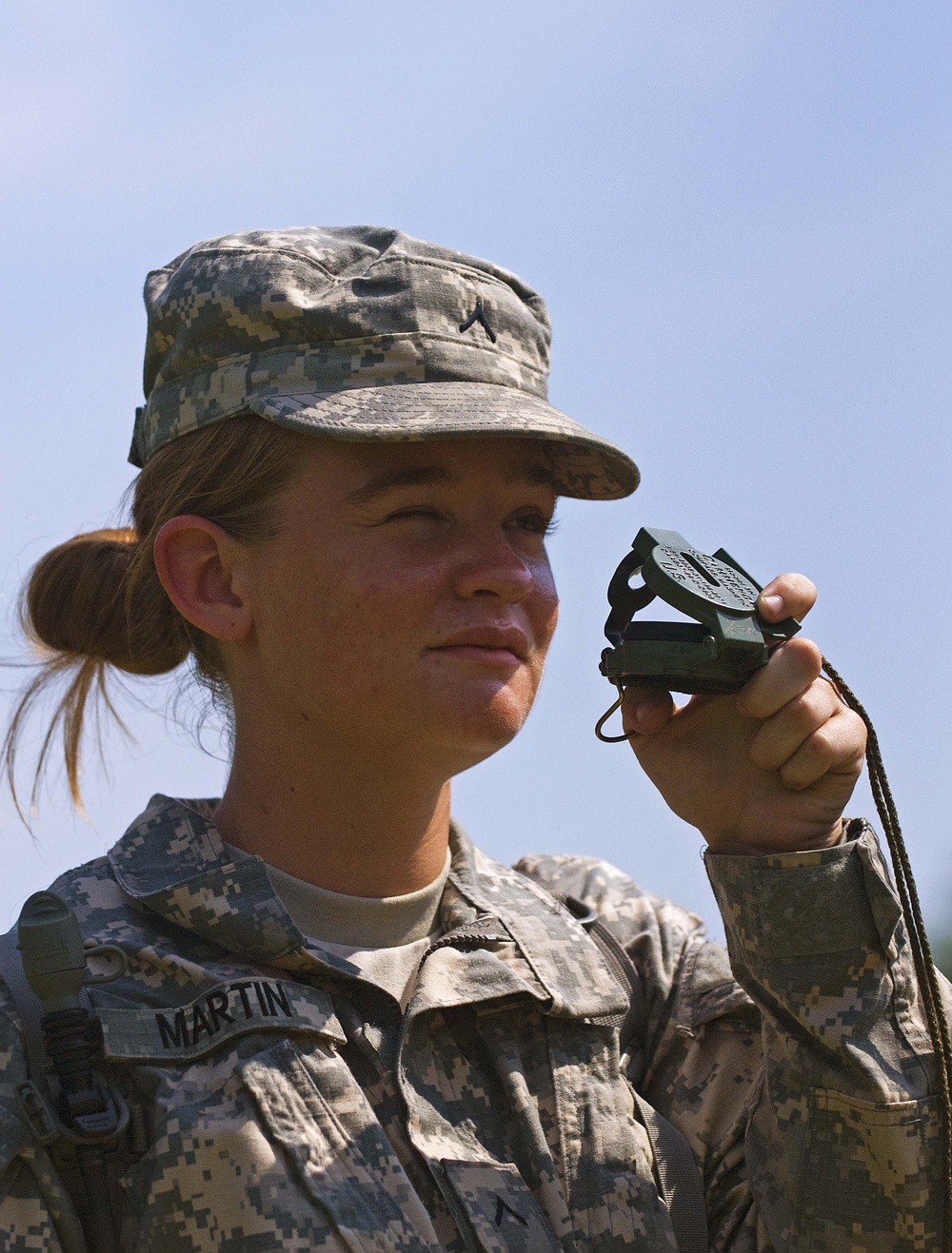 738th ASMC negotiates land navigation course, Camp Atterbury