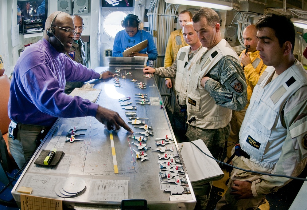 USS Dwight D. Eisenhower action