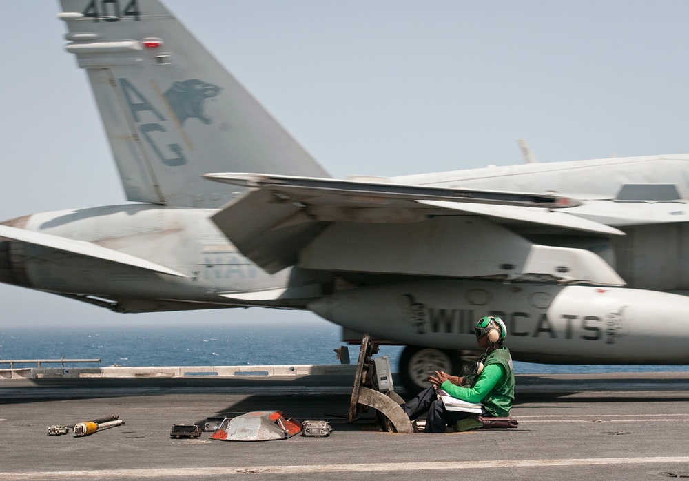 USS Dwight D. Eisenhower action