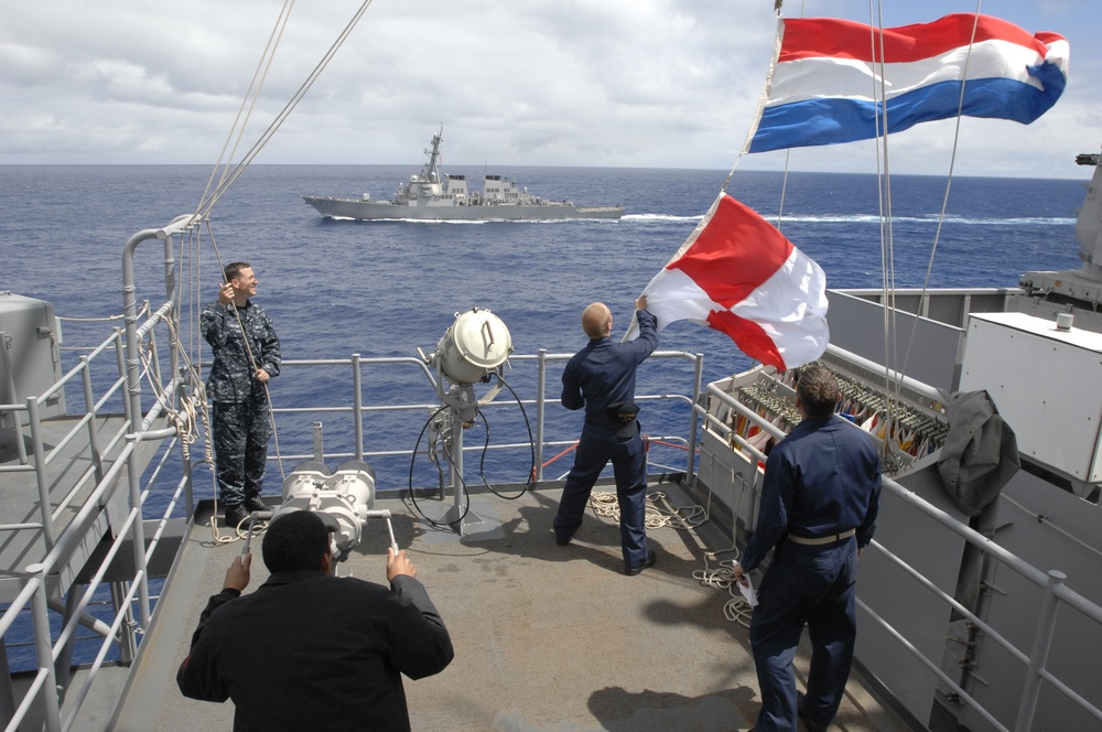 USS Cleveland action