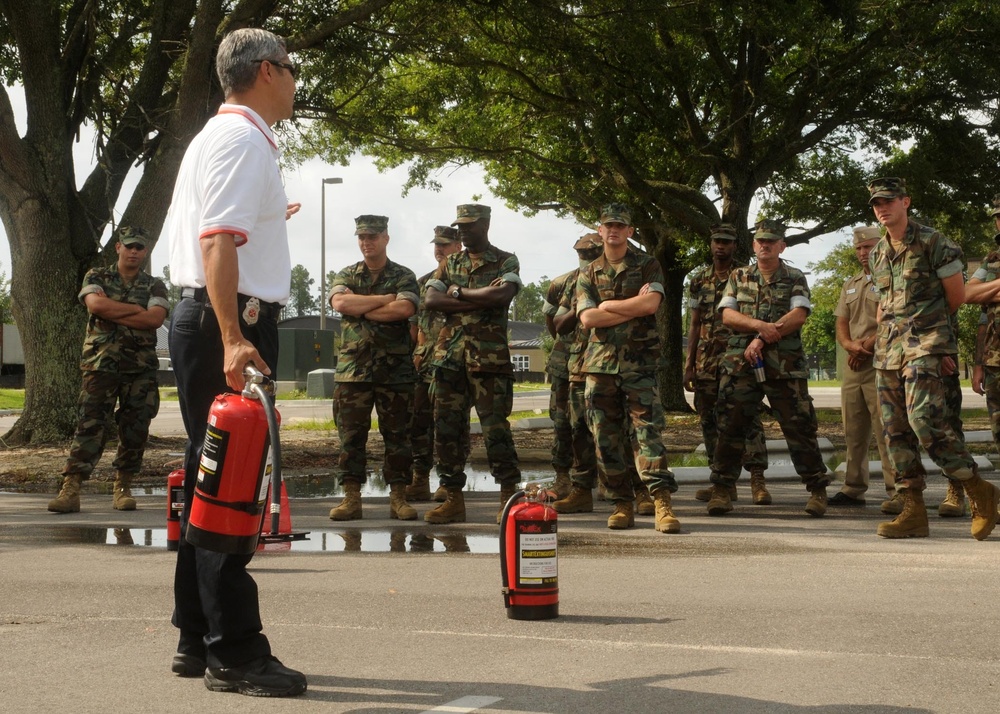 NMCB 74 Seabees Briefed on 101 Days of Summer Recreational Safety