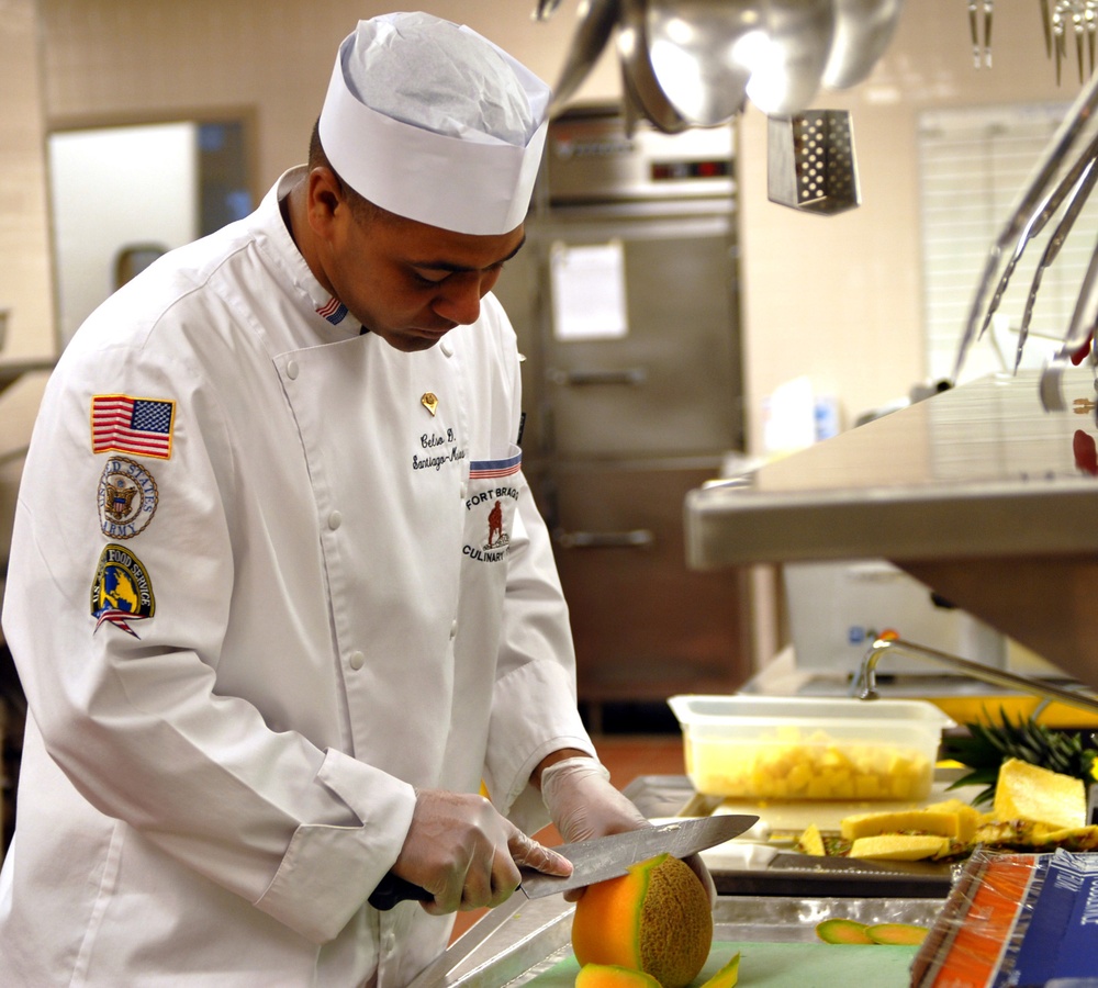Single Soldier, Father Cooks Up Success