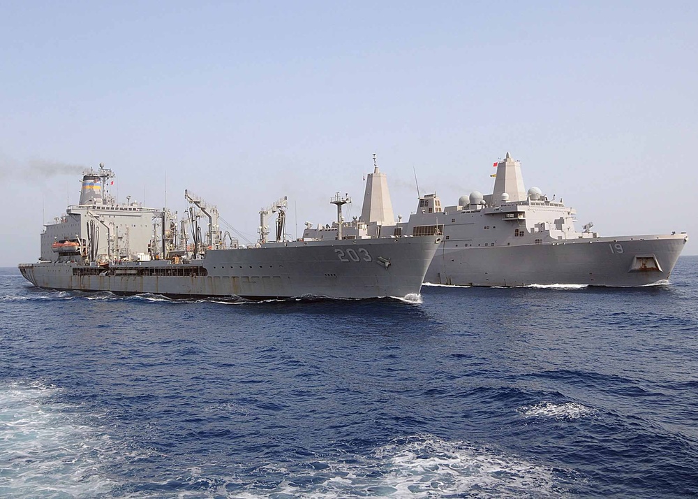 USNS Laramie action