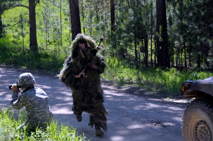 North Dakota Soldiers Practice Combat Techniques in South Dakota, Wyoming