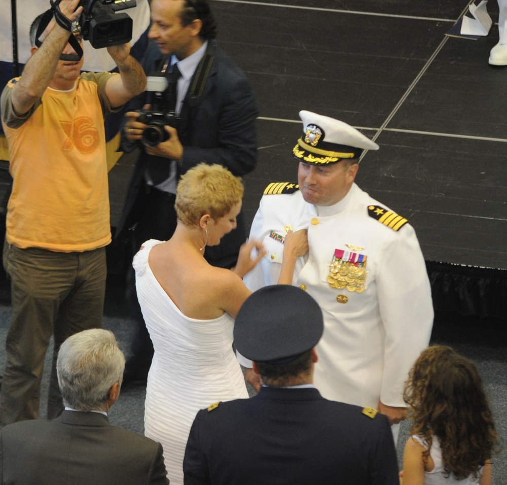 Naval Air Station Sigonella changes command