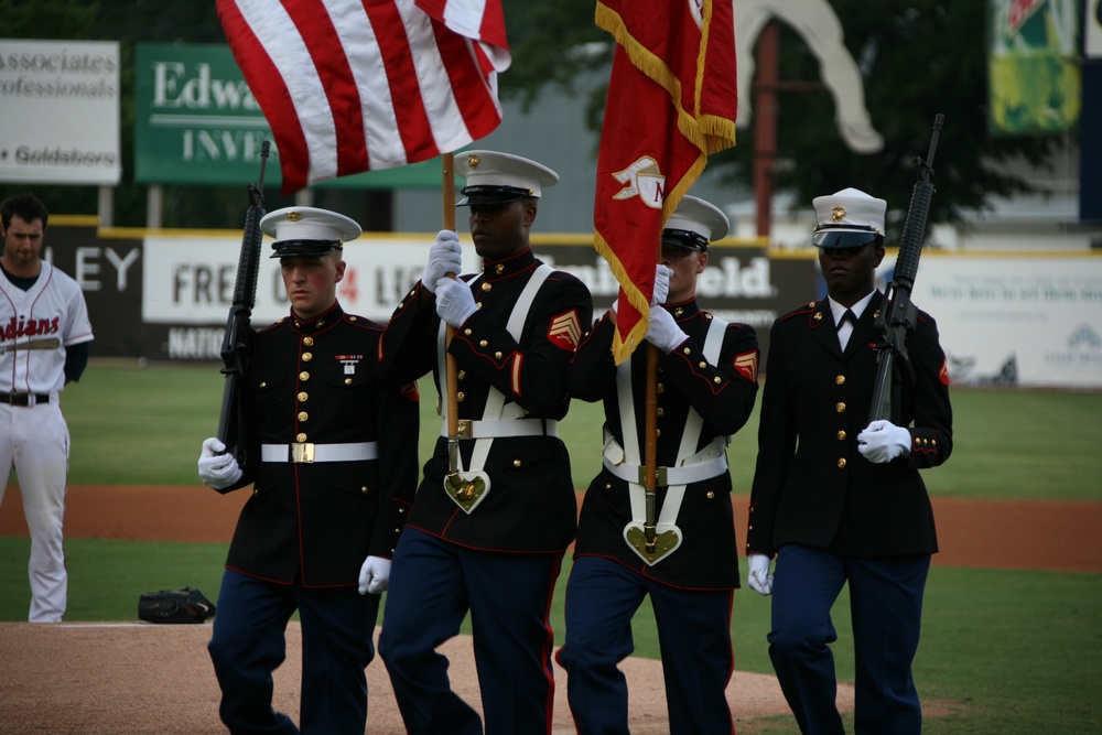 Marines Take Field:  VMAQ-4 Marines Take Summer Outing