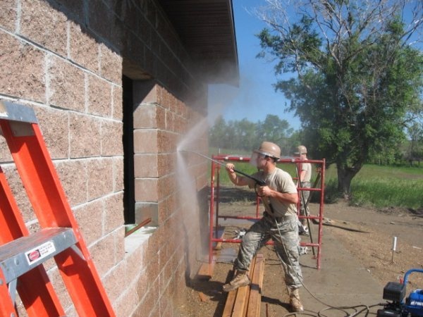 Engineer Company Constructs New Classroom at Garrison Training Site