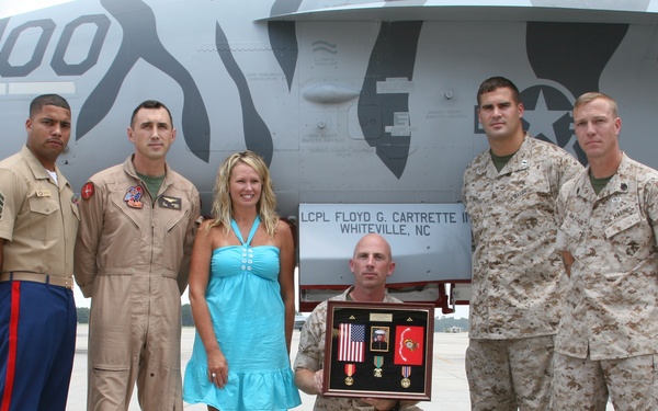 Fallen Marine honored by squadron, family
