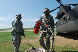 Refuelers vital to helicopter sling-load operations