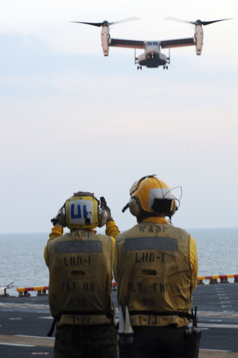 Flight Deck Evolutions Aboard USS Wasp