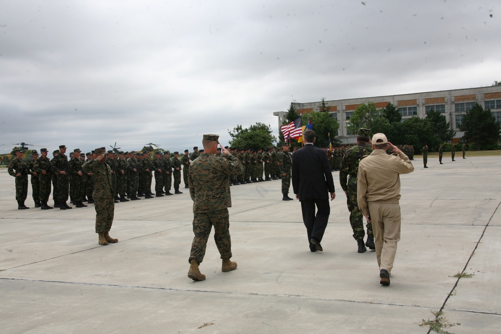 Marines end Romania deployment with ceremony, prepare for move to Bulgaria