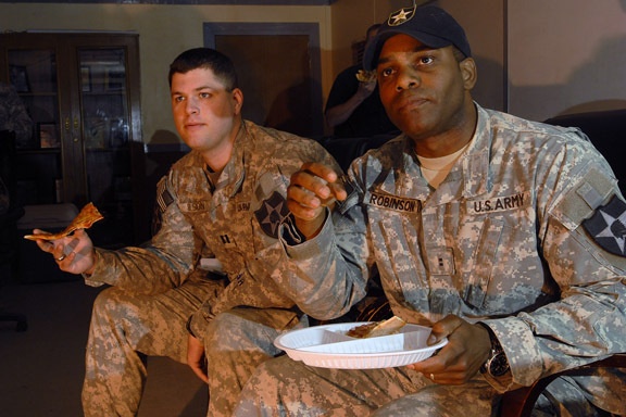 Raider Brigade Soldiers cheer on Team USA in World Cup