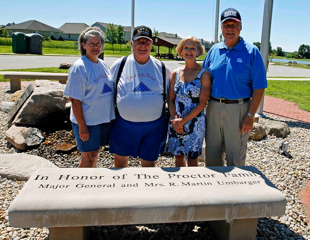 Fallen Hero, Veterans Honored during Proctor Park Memorial, Whiteland