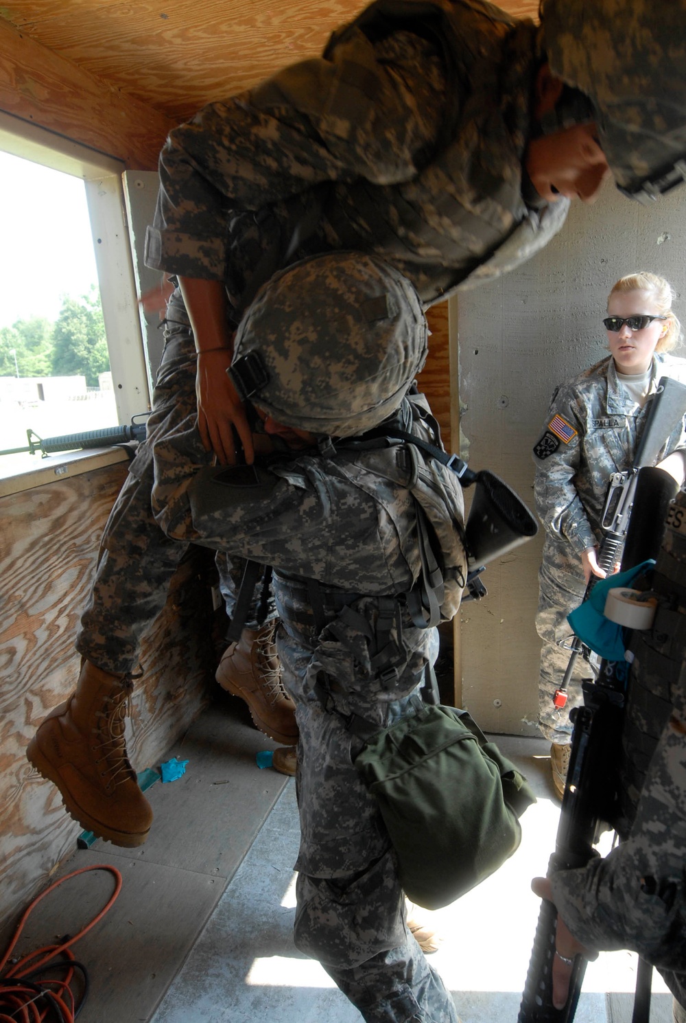 Combat Medics React to Simulated Ambush, Camp Atterbury