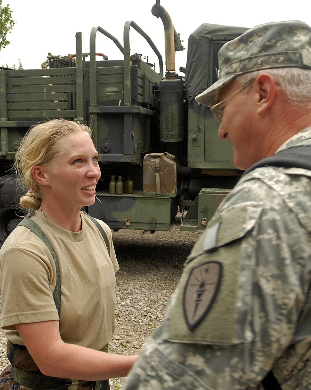 81st Troop Command Leadership Observes Chemical Decontamination Training, Camp Atterbury