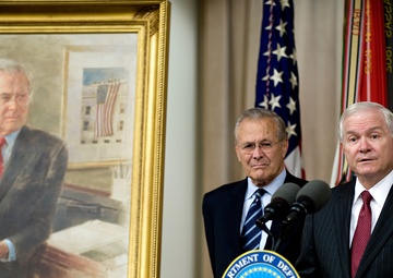 Rumsfeld Says America is Servicemembers' Gift to Future