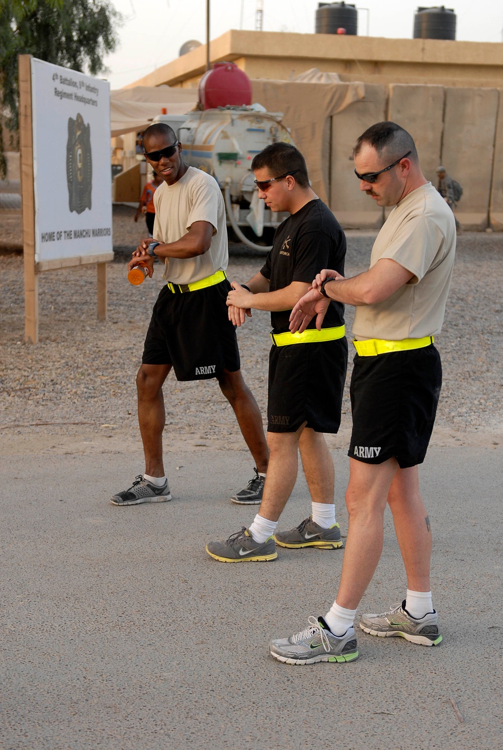 Soldiers in Baghdad run 12K to raise awareness for cause at home