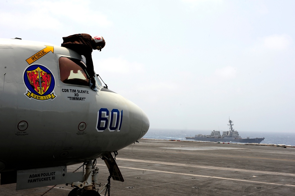 USS Dwight D. Eisenhower On Deployment