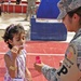 Iraqi kids play American games at Joint Base Balad