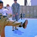 Iraqi kids play American games at Joint Base Balad